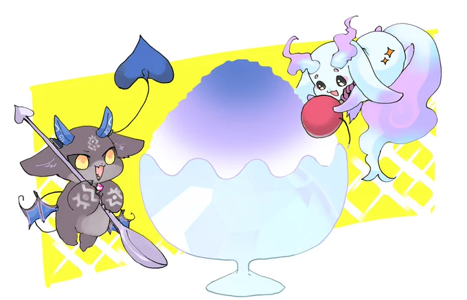 何回でもたわむれていてほしい この通りです。 #でびるさまにささげるえ #るんるんびじちかん