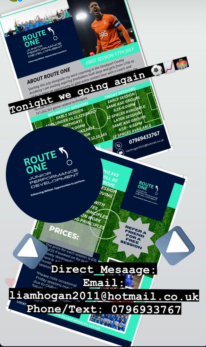 Opportunities every Wednesday and Friday to get to practice and perform. Training in small groups 1v1s, 2v2s, 3v3s
Session Topics, Individual Learning Focuses. Grassroots and Academy players invited. Tonight we go again use details in image to get in or message me directly!!