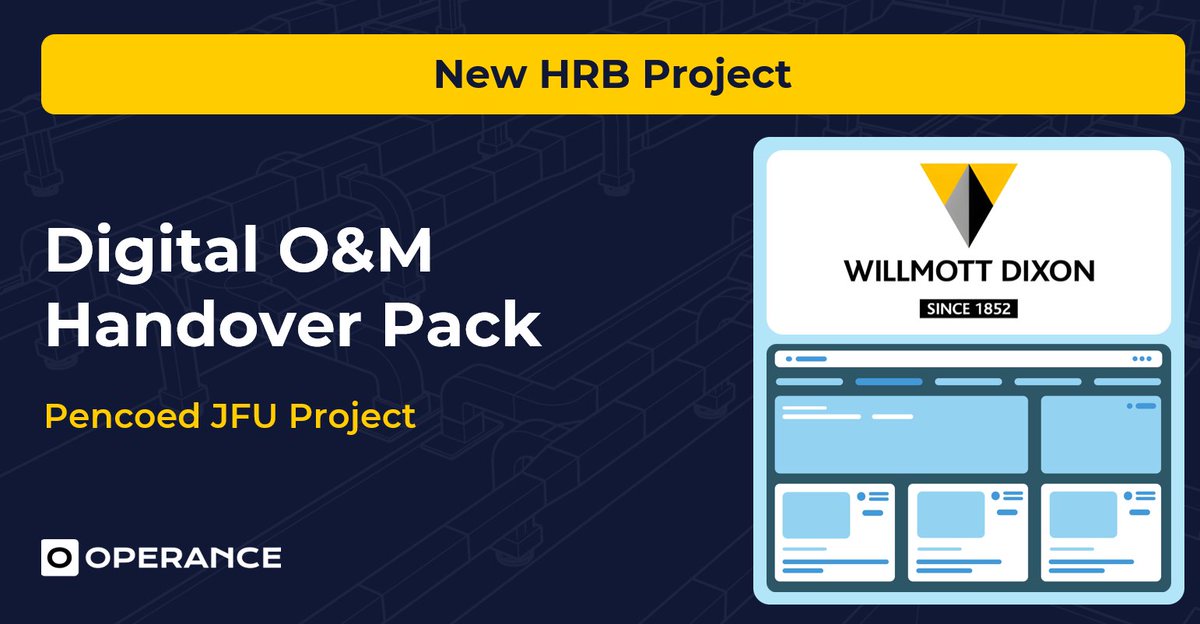 OperanceApp's tweet image. 🚀 Excited to support @WillmottDixon with Digital O&amp;amp;M Handover Packs for the Pencoed JFU project! 🏢

Discover our commitment to brilliant building information: eu1.hubs.ly/H0b3Fct0

#Operance #WillmottDixon #InnovationInConstruction #DigitalBuildingInformation #PencoedJFU