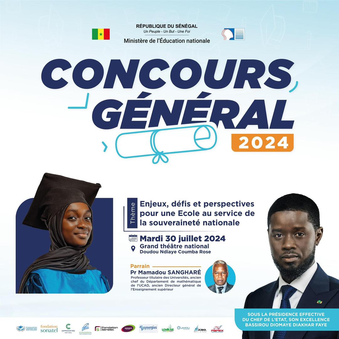 📢📢Pr Mamadou SANGHARE parrain du Concours Général Edition 2024
#UCAD #communication #concours #mesenegal #scientifique