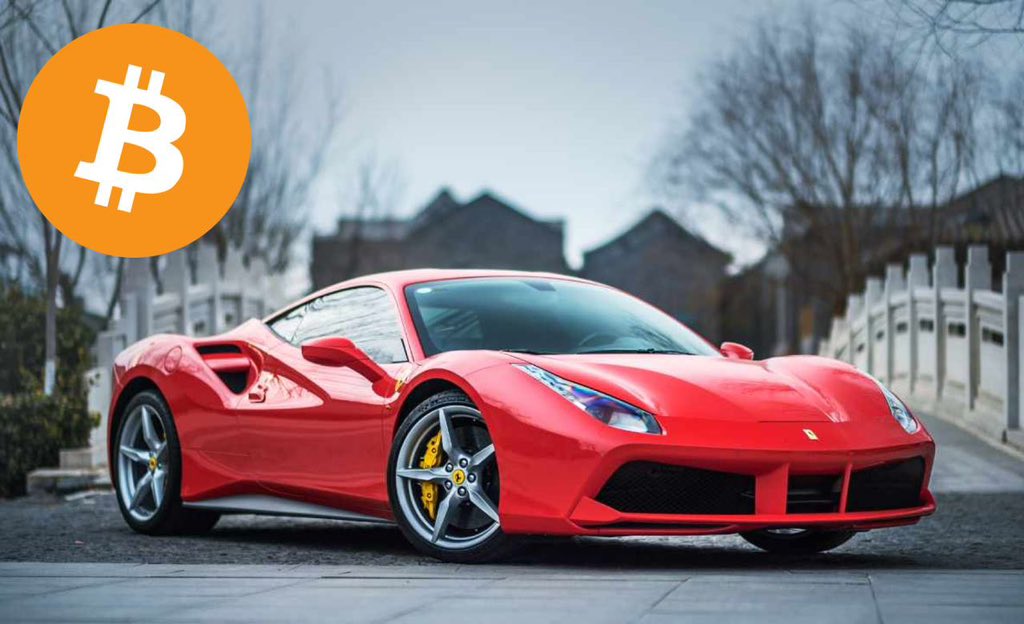BitcoinMagazine's tweet image. JUST IN: Luxury Cars Manufacturer Ferrari to accept #Bitcoin and crypto payments in Europe.