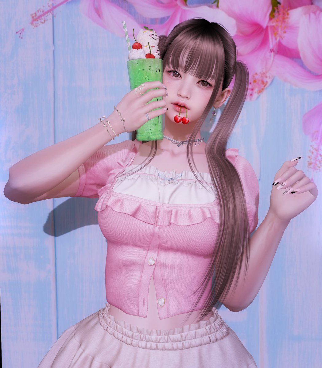 メロンクリームソーダ(｡ᵕᴗᵕ｡)🍒