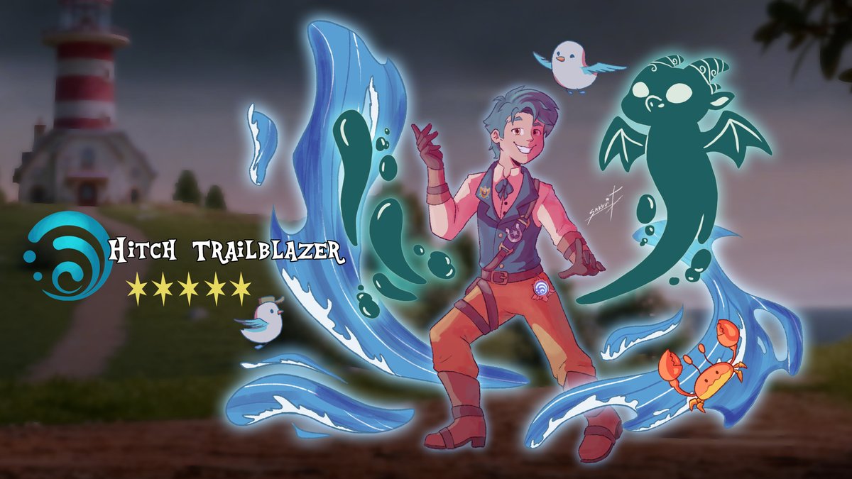 ¿Y si Hitch Trailblazer de MyLittlePony G5 fuera un personaje de Genshin Impact? ||| What if #HitchTrailblazer from #MyLittlePonyG5 was a #GenshinImpact character? 👀✨