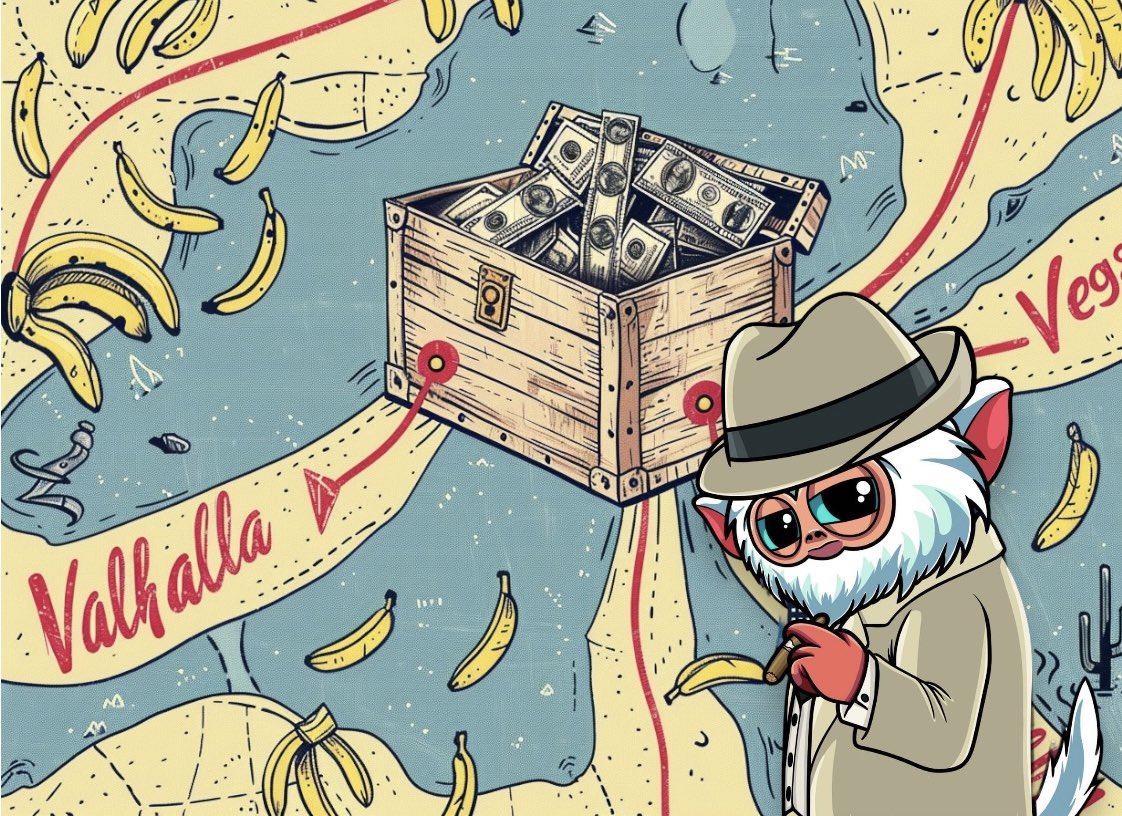 Don_Cryptomcat's tweet photo. Its time to go to Valhalla 🐒🍌
@CHEEKS_ON_SOL  
#CHEEKSARMY 
$CHEEKS https://t.co/wzwz6lbrQZ