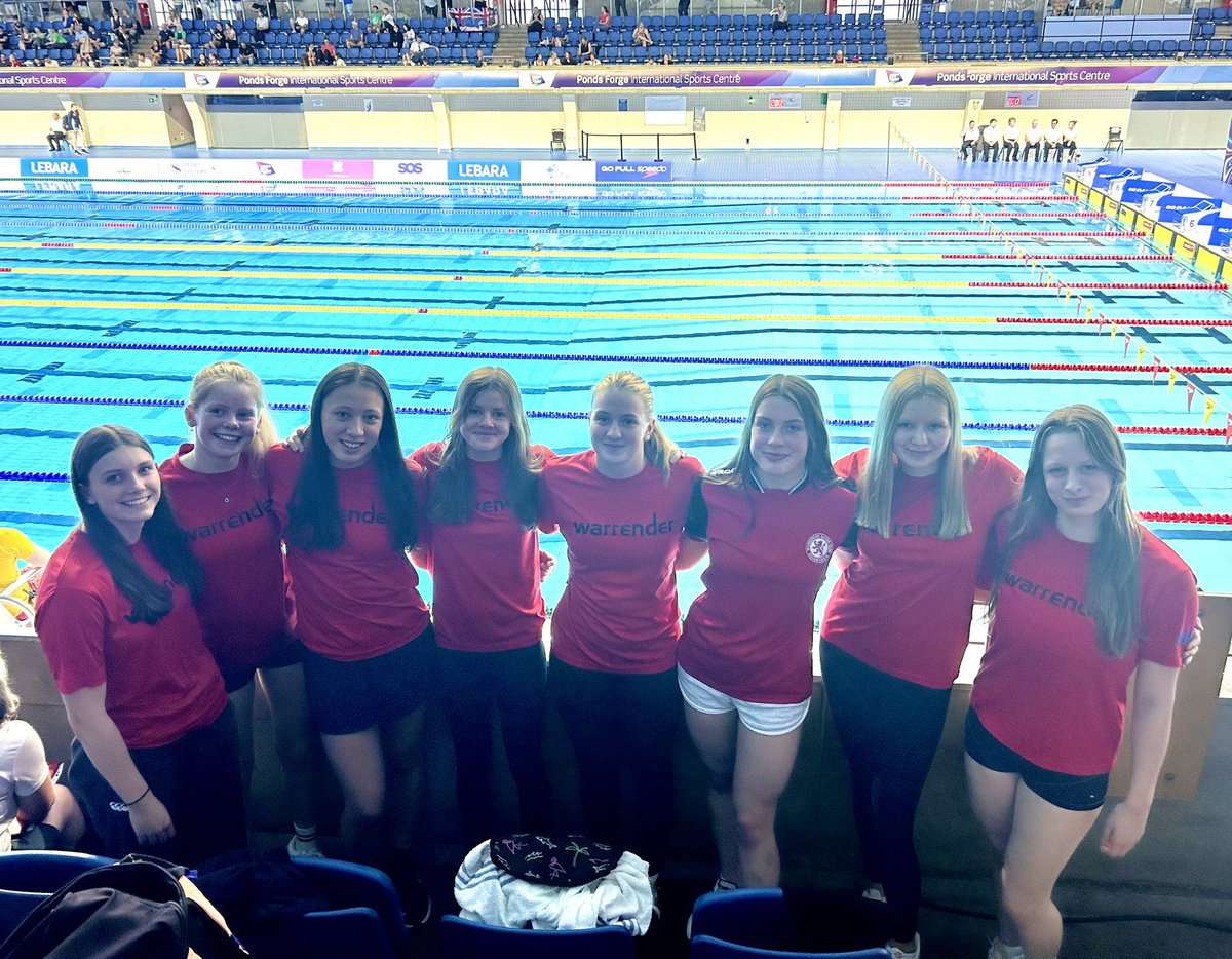 Great team spirit on Day 4 at #summerchamps24 with lots of great swims &amp; support!

FINALS 
4th Harry S - 16yrs 100 Free (PB)

RELAYS 
19th Girls 17/over 4x100 Free (RF PB)
21st Girls 14-16 4x100 Free (CR PB)
21st Boys 14-16 4x200 Free

(full summary on insta)

#WeBuildChampions