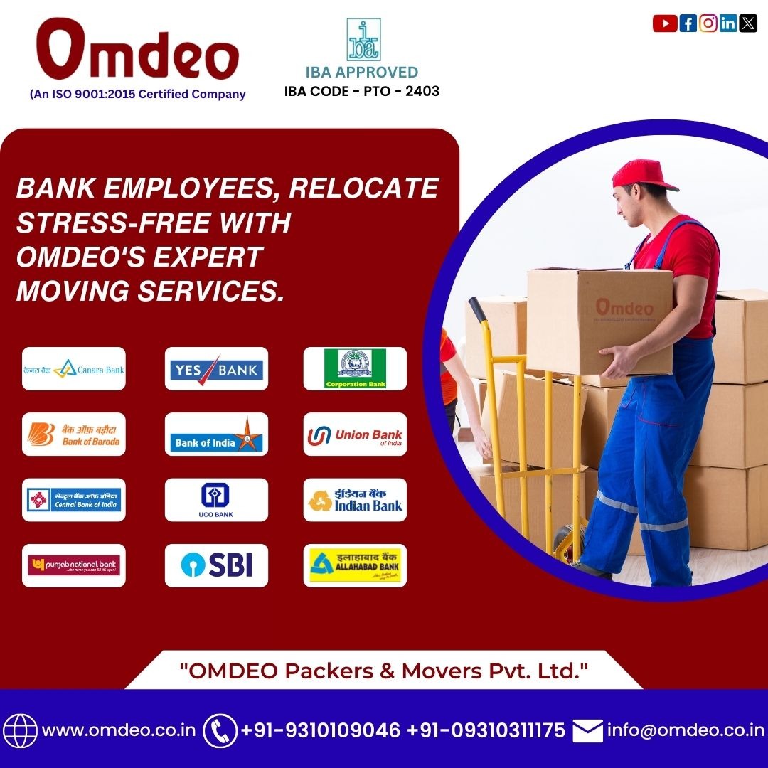 myomdeo's tweet photo. Bank Employee, Relocate Stress-Free with Omdeo's Expert Moving Service.
Please visit our website - https://t.co/NcEj1O8BGG
#omdeo #bestmovingcompany #packersandmovers #furnituremovers #movingtruck #longdistancemoves #mover #longdistancemovers #viral #trending #viral2024 https://t.co/10gAG5bii6