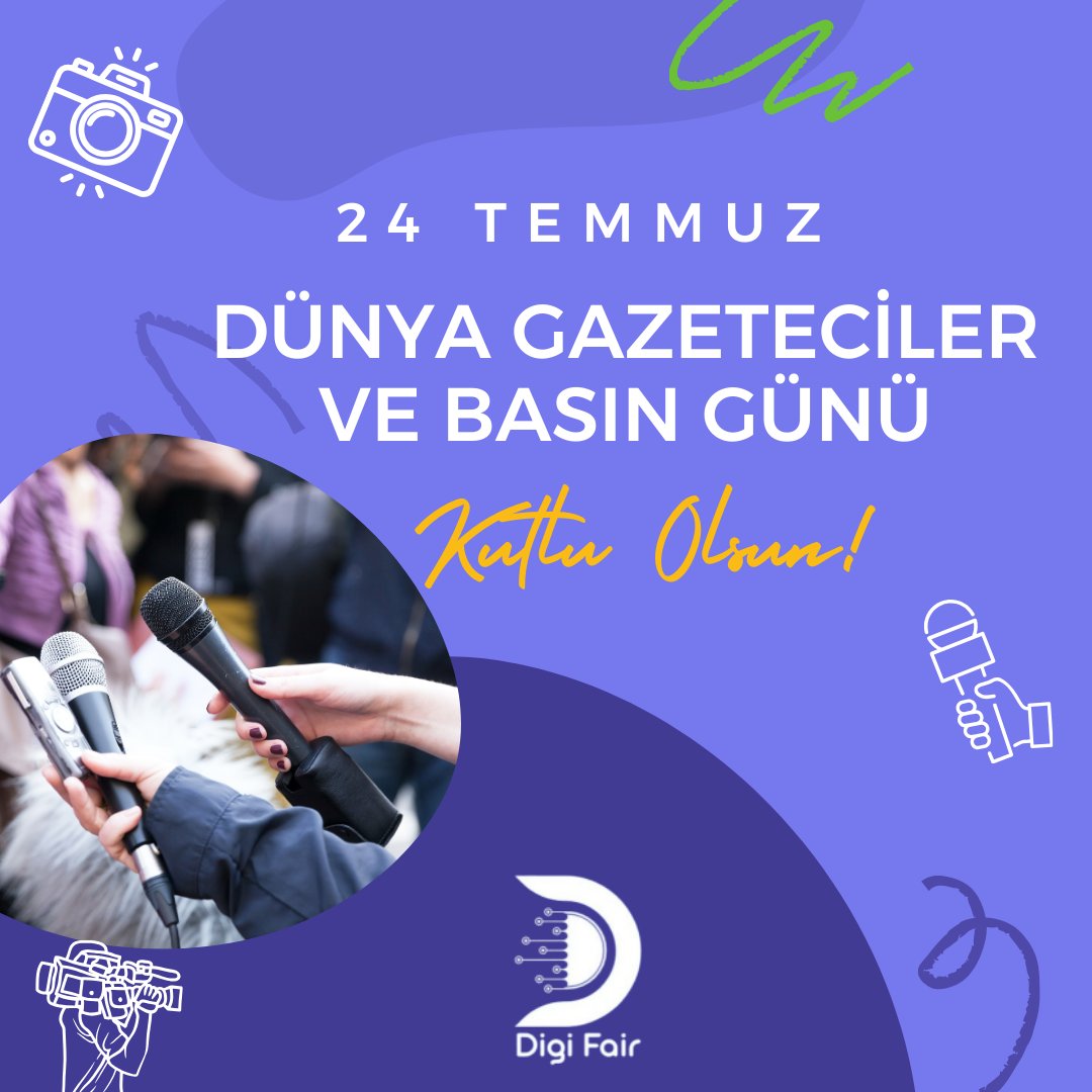 DigiFairCom's tweet photo. Dünya Gazeteciler ve Basın Bayramı Kutlu Olsun.

#gazetecilervebasınbayramı #gazetecilervebasın #basın #24Temmuz #BasınBayramı #basın #digifair https://t.co/5I1wsZAwtc