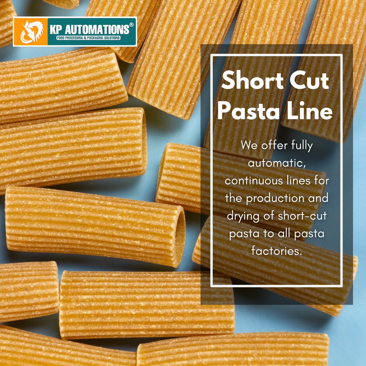 KpAutomations55's tweet photo. Short Cut Pasta Line | We offer fully automatic, continuous lines for the production and drying of short-cut pasta to all pasta factories.
.
.
.
.
#pastaline #pastamachine #pastaequipment #pastamachinery #pastaplant #pastaequipment #pastamachines #pastamachinerykpautomations https://t.co/spEGXpQ0gn