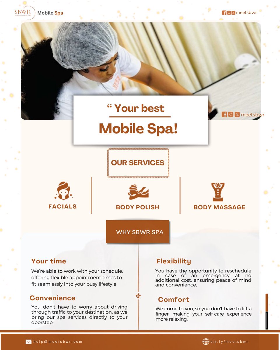 HeyyYoyo_'s tweet photo. It’s salary week, kindly book for your mobile spa appointments and experience the SBWR effect using the link in bio.🫰🏻
PS: Facials come with consultation and product recommendations for those who’d rather physical consultations to virtual. https://t.co/NZPsbkJvd6