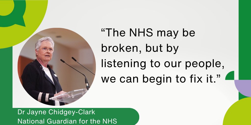 Today we have published our analysis of the 2023 NHS Staff Survey and what it can tell us about speaking up in the NHS.

nationalguardian.org.uk/2024/07/24/ana…

#SpeakUpListenUpFollowUp
