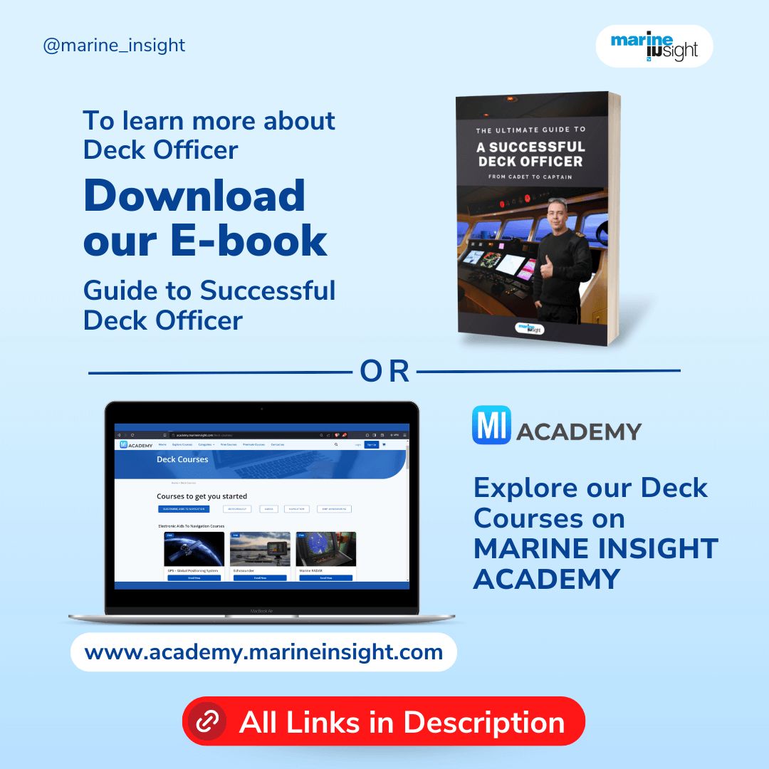 MarineInsight's tweet photo. 💬what other equipment you use to keep a proper lookout?

👉Lookout is the most important aspects of #watchkeeping at sea.

💻Download our ebook on "How to be a successful #DeckOfficer" https://t.co/ITQTUytU5J

⚓Visit https://t.co/q3XyPMpUCC to take different #maritime courses https://t.co/z85pbcYyQX