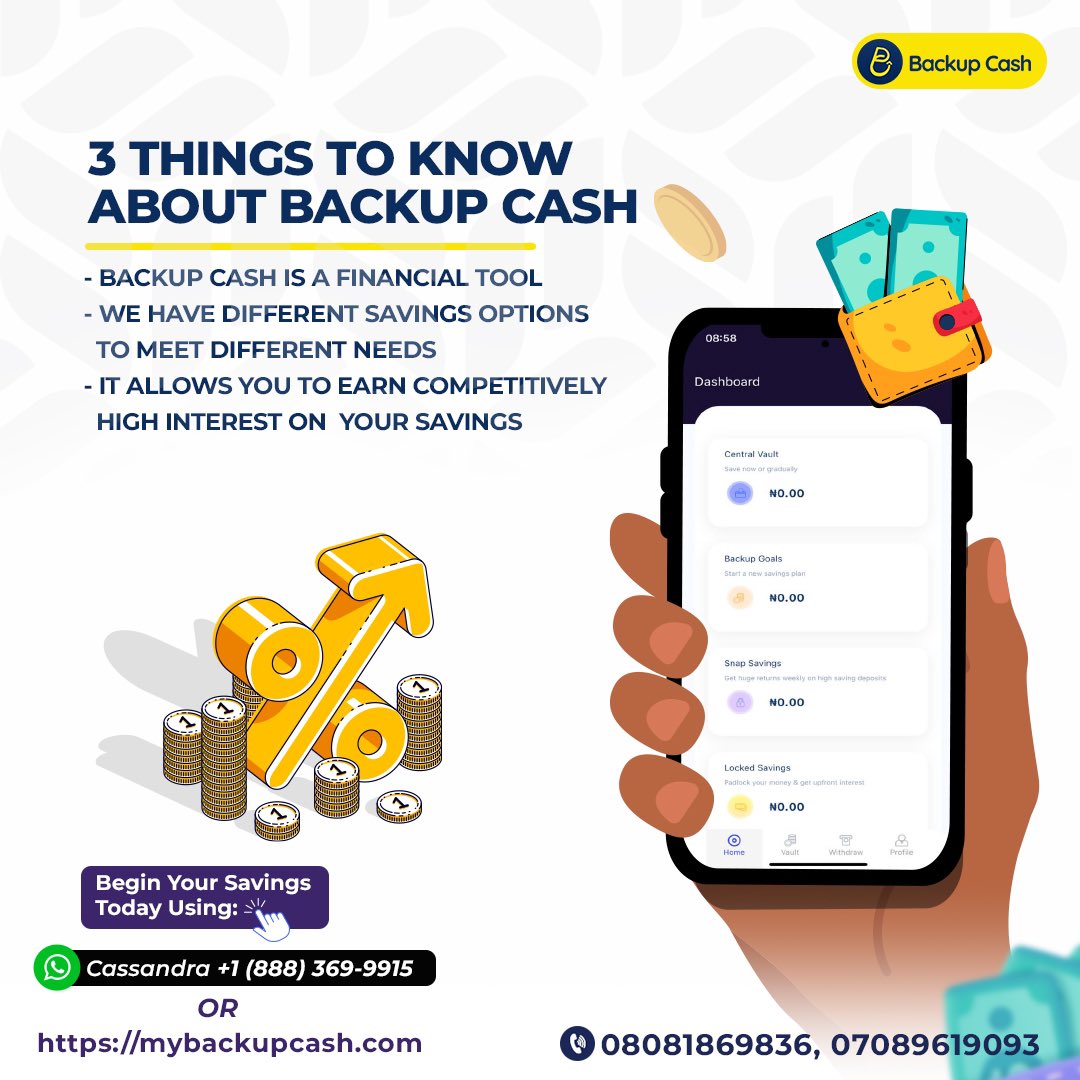 mybackupcash's tweet photo. Stay prepared! Here are 3 essential things to know about backup cash to keep your finances secure.

#Mybackupcash #smartsavings #savingmadeeasy https://t.co/O3RgN9j7tX