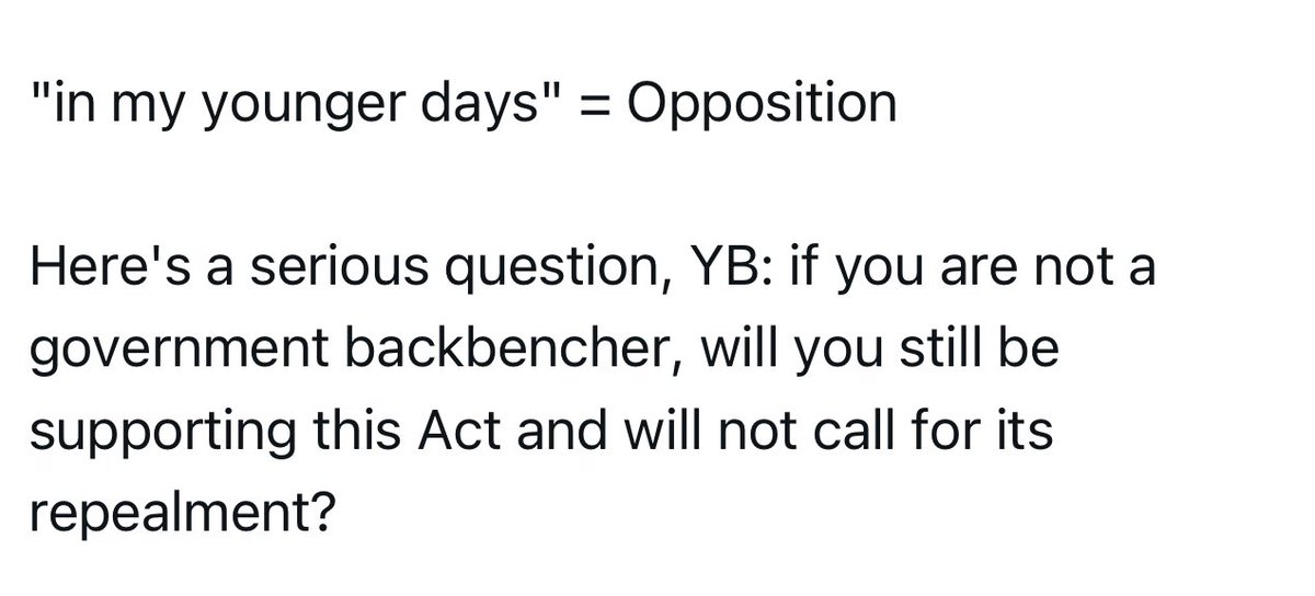 syahredzan's tweet photo. My stand on the Sedition Act has not changed la. The law should be repealed.

Heck even when we were government in 2018 I called for its abolishment. 

I even asked in Parliament whether it will be abolished as recently as this year. https://t.co/wPYY7vFBgO