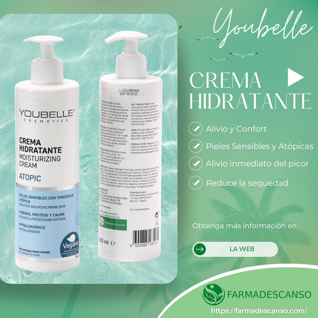 DescansoFarma's tweet photo. 🌟 Los productos de Youbelle no solo son innovadores, sino que también están respaldados por la ciencia. Asegúrate de tener lo mejor para tus clientes con Farmadescanso. ¡Eleva la calidad de tu oferta de parafarmacia! 🌿💊 https://t.co/cCwo8LCHGS