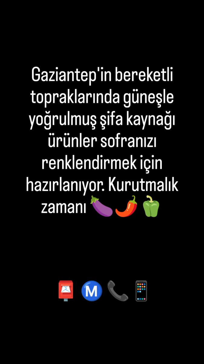 emredogan38's tweet photo. Gaziantep'in bereketli topraklarında güneşle yoğrulmuş şifa kaynağı ürünler sofranızı renklendirmek için hazırlanıyor. Kurutmalık zamanı 🍆🌶️🫑 #Gaziantep #kurutmalık #patlıcan #kuruluk https://t.co/NU0MDLRT1j