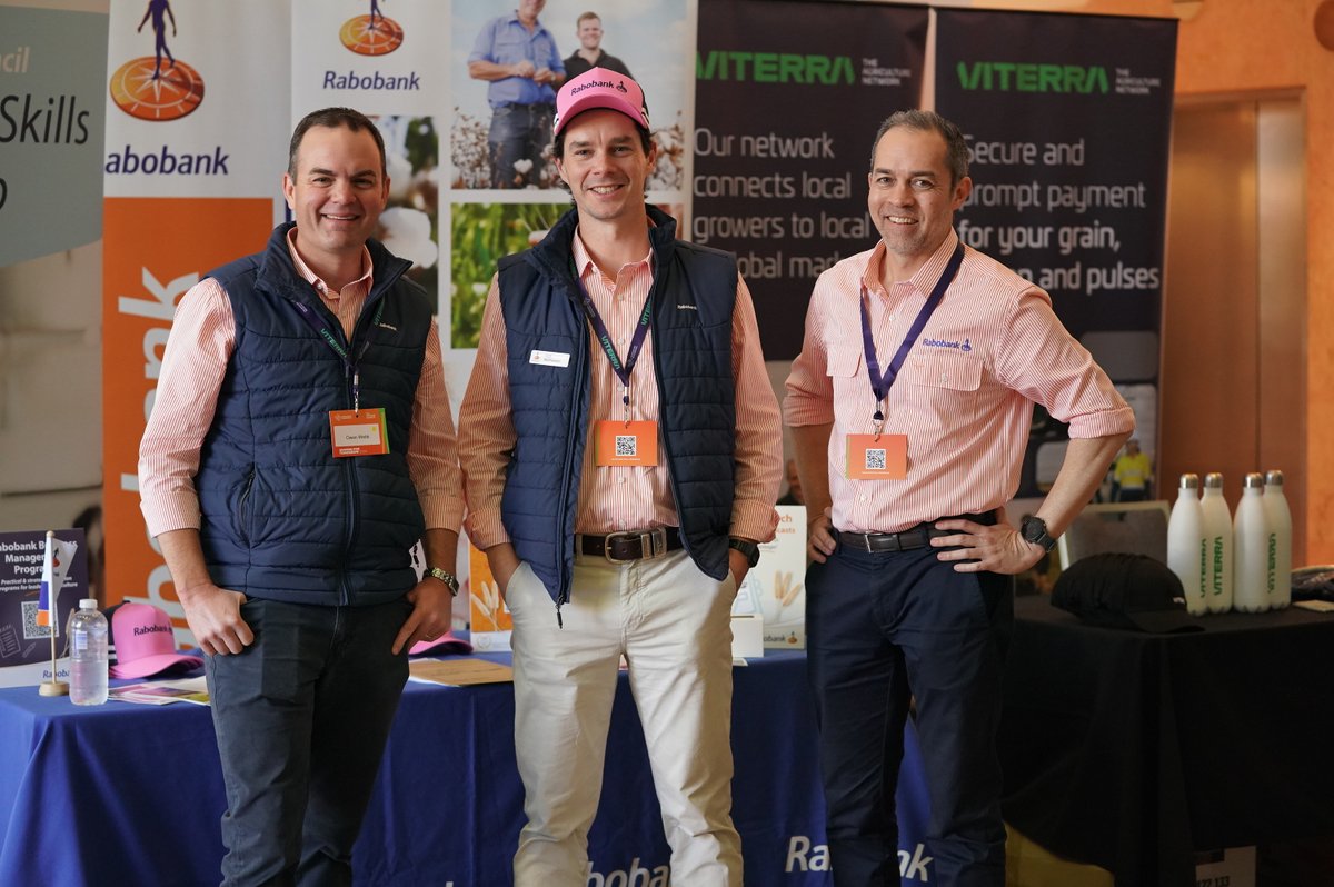 RabobankAU's tweet photo. From building personal brand, to addressing ag’s role in global climate change and leveraging technology to enhance on farm productivity, it has been a packed agenda for day 1 at @InnovGeneration to be capped off with a fun filled trivia night hosted by John Deere. #IG24 https://t.co/ntVTBLljzQ