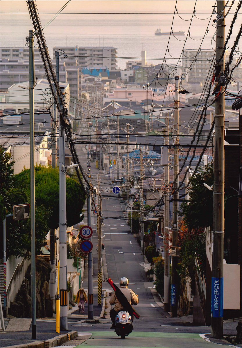 山陽沿線写真コンクール 特別賞】 「坂からまちを見下ろせば」 #山陽
