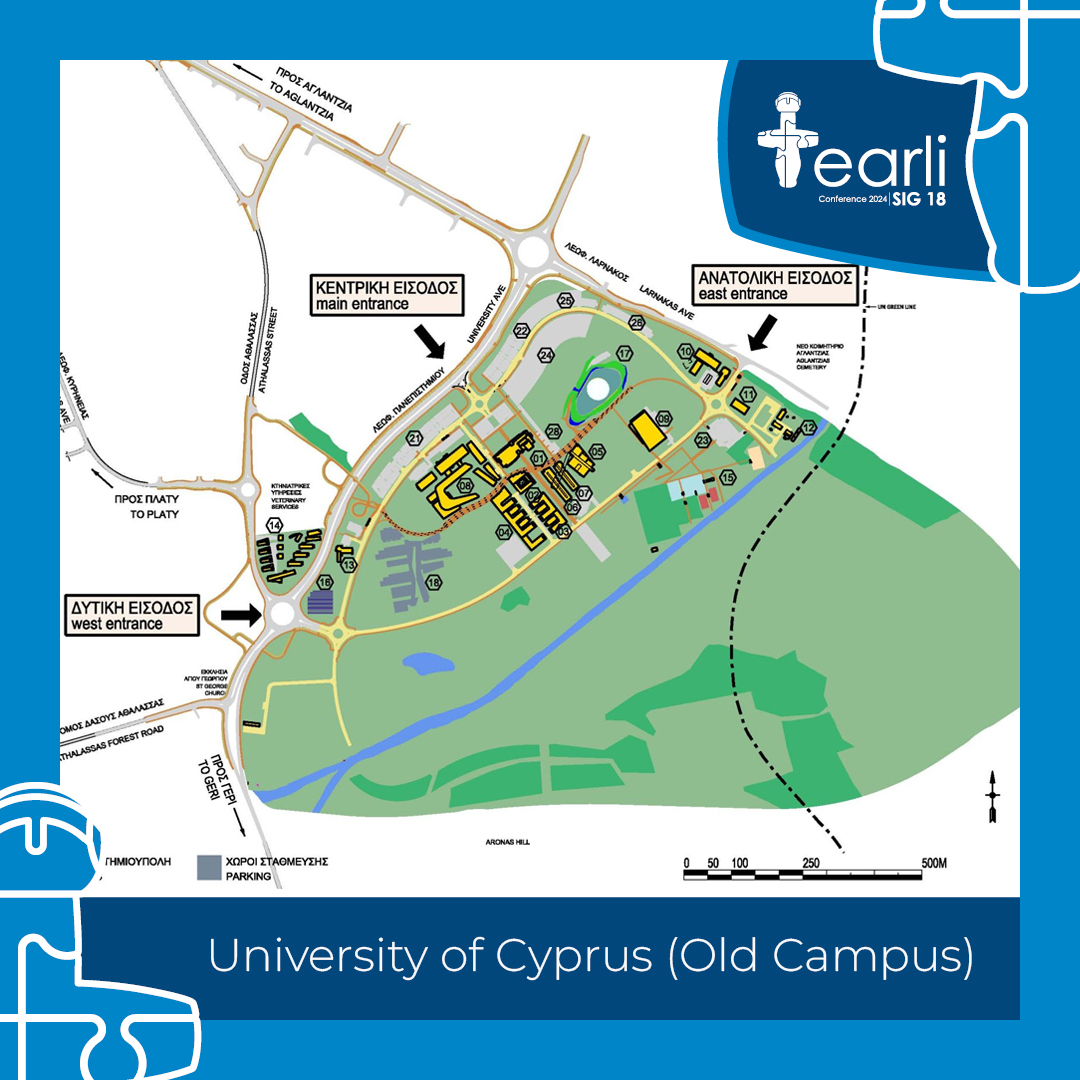 earli_sig18's tweet photo. The campus is conveniently located and easily accessible by  public transportation:
 
    🚍 Bus Route 33: Solomou Square - University of Cyprus (New   Campus)
    🚍 Bus Route 48: Anthoupoli - University of Cyprus 
#EARLISIG18 @easy_conf https://t.co/04XaNe1kUL