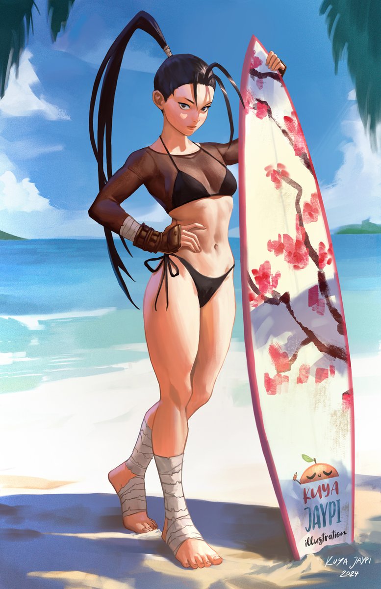 kuyajaypi's tweet image. In-stores today!🌟
2024 STREET FIGHTER & FRIENDS SWIMSUIT SPECIAL for @udonent !
I'm beyond honored to have illustrated Ibuki—
my all-time favorite Street Fighter character.
Creating official artwork of her has been a dream come true!
Thanks to @KurenEX and @LilFormers 🙏