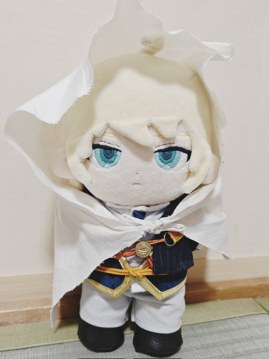 とうらぶ手芸部 #てづくり推しぬい 刀剣乱舞の山姥切国広のぬいぐるみ