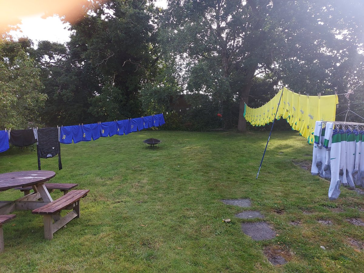 Collected, washed and on the line by 8:30 today, no messing about!!!!! 👌