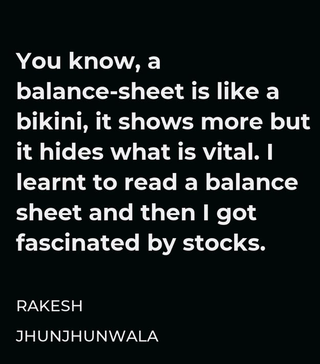 A balance sheet is like a bikini: