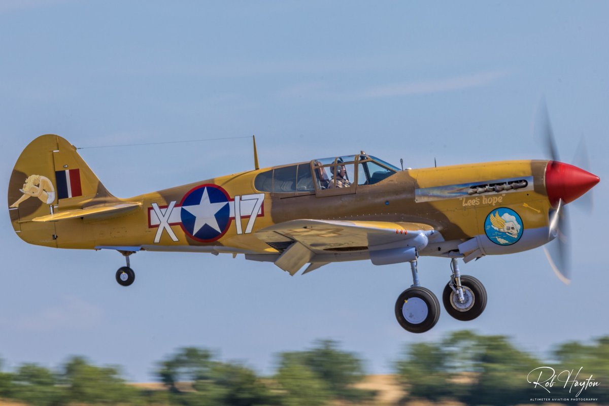 ShutterbugWGC's tweet photo. Rolph Meum bringing in the The Fighter Collection Curtiss P-40 F Warhawk ‘Lee’s Hope’ at the Imperial War Museum Duxford Flying Day: The Americans in 2022…@IWMDuxford @IWMDuxford @Flying_Legends #duxford #AvGeek #IWM #iwmduxford #thefightercollection https://t.co/lcnVZBwB2l