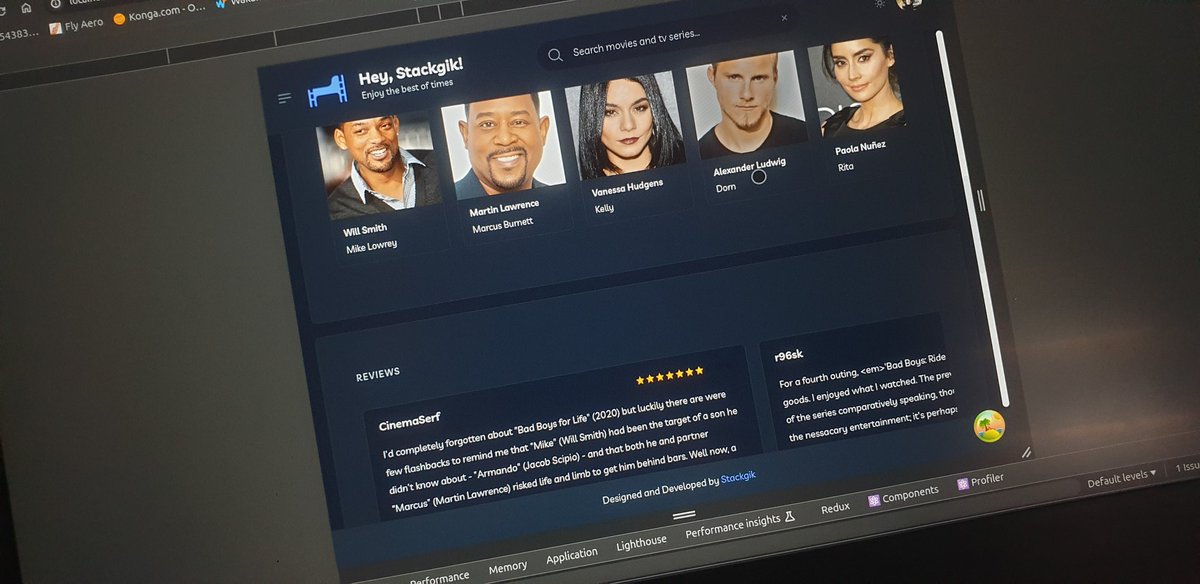 iamdoyinadeyemo's tweet image. The responsiveness of my entertainment project coming up nice and fast.
#React #TypeScript #ReactHookForm #Movies