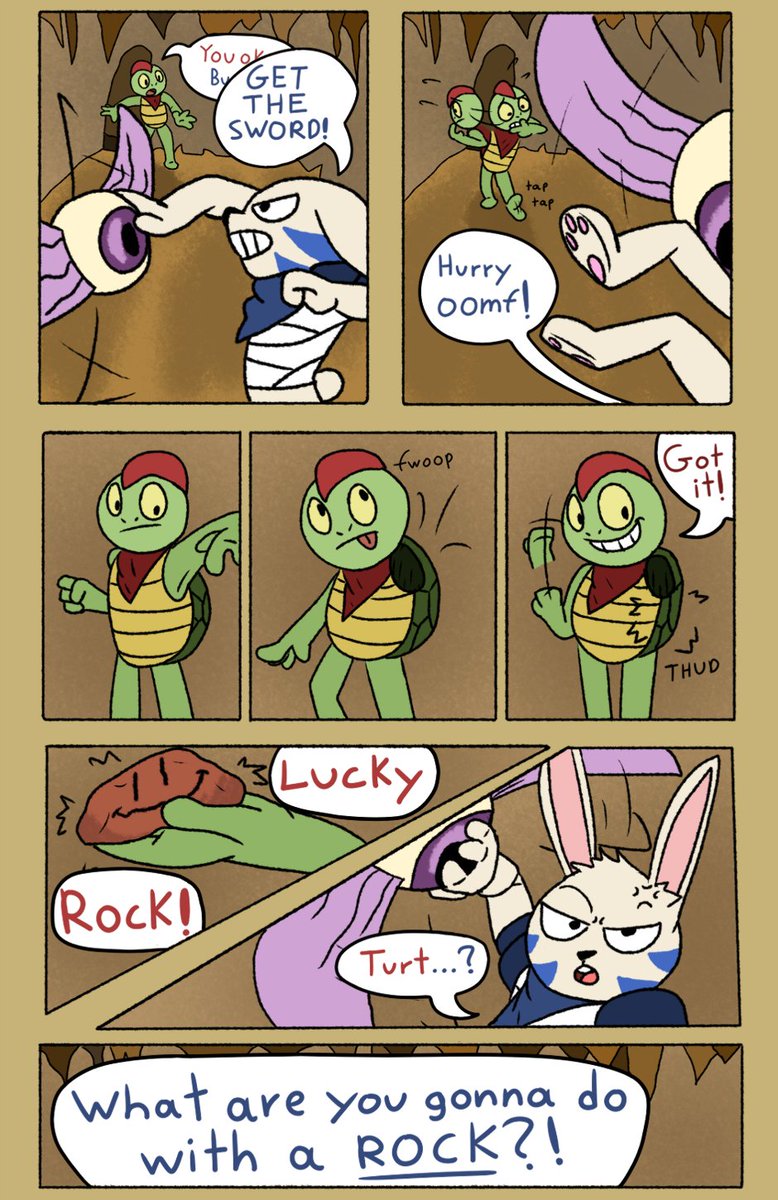 Adventure Homies 15: Inventory Check

Is it really lucky Turt? Is it?

#adventurehomies #comic #series #turtle #bunny #art #original