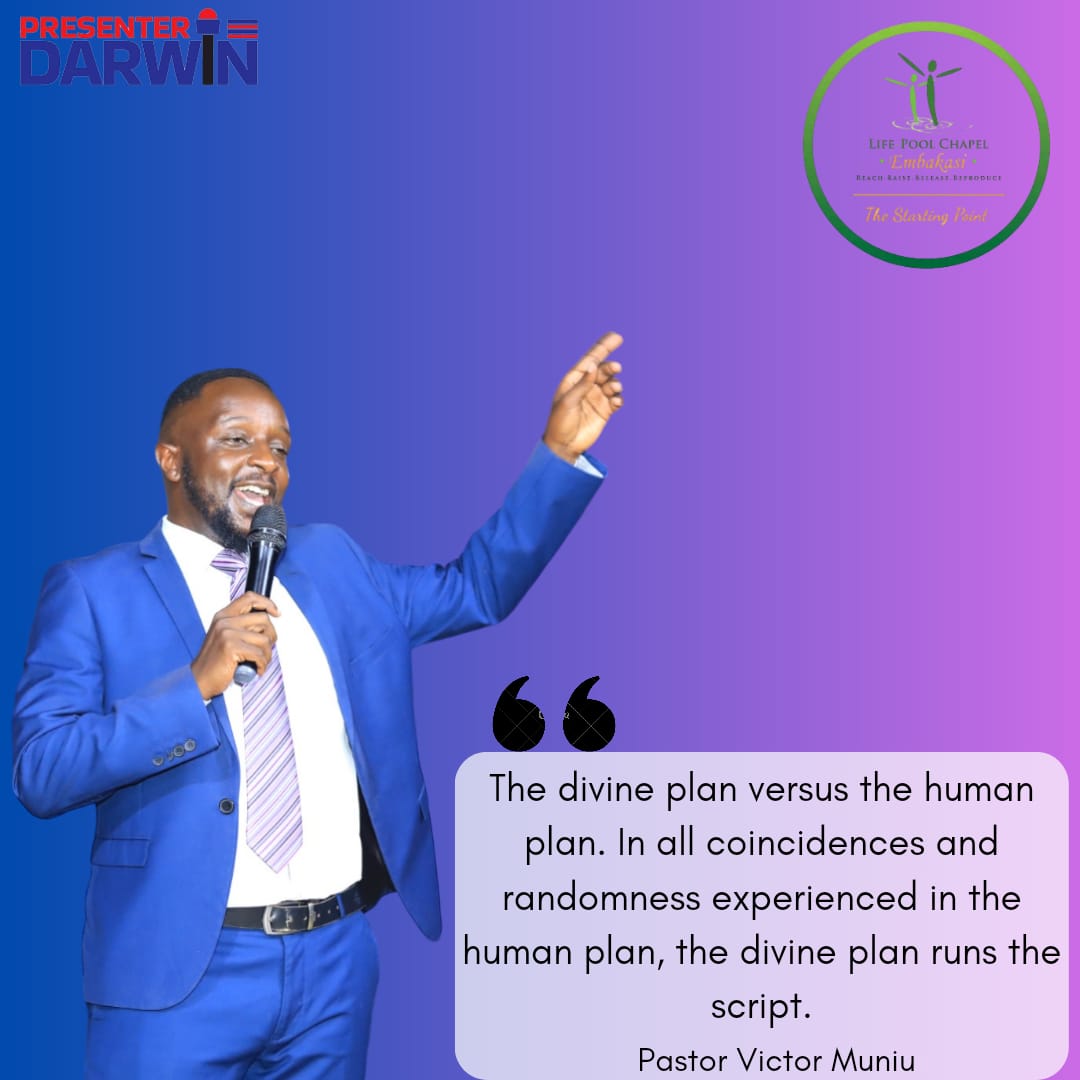 MuniuVictor's tweet photo. There is always a divine plan that runs the script. #VictorMuniu #wednesdaythought #WisdomWednesday #wisdombites #IAmLifePool https://t.co/8BQAe8b7c8