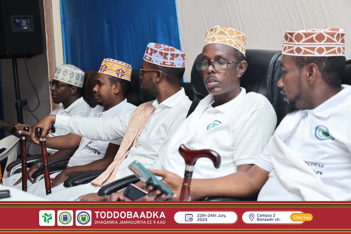 JamhuriyaUniv's tweet photo. Diyaar garowga Maalinka 𝟐𝐚𝐚𝐝ee Munaasabadda 𝐓𝐨𝐝𝐝𝐨𝐛𝐚𝐚𝐝𝐤𝐚 𝐃𝐡𝐚𝐪𝐚𝐧𝐤𝐚 𝐉𝐚𝐦𝐡𝐮𝐮𝐫𝐢𝐲𝐚ee soo nooleynta Hiddaha, Dhaqanka suuban iyo Afkeenna Hooyo.
#JUST #LifeAtJUST #TodobaadkaJamhuuriya2024 #JWeek https://t.co/7OdlsGjS83