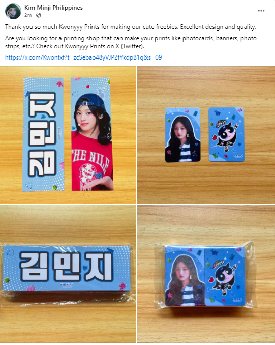 Thank you Kim Minji PH! #KwonPrintsFeedbacks