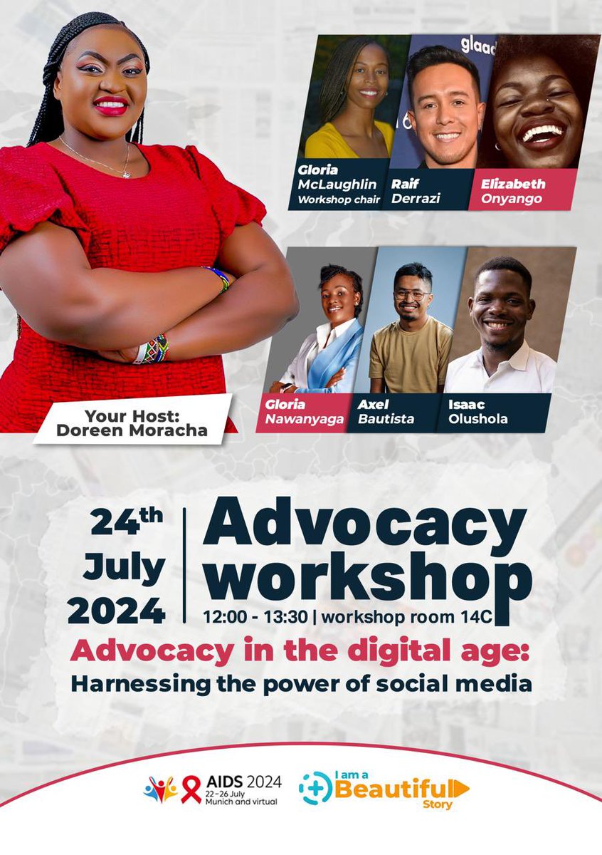 Nawanyagaglori1's tweet photo. Join us today at 1pm EAT to talk about Advocacy in the Digital Age, harnessing the power of social media
Those attending the #AIDS2024 Physically it’s room 14c and virtually channel 10.
Don’t miss !
@iasociety @AIDS_conference @gnpplus @unicef_aids @EPIChildren @GILOYoungPosFo https://t.co/cYIg90fOV8