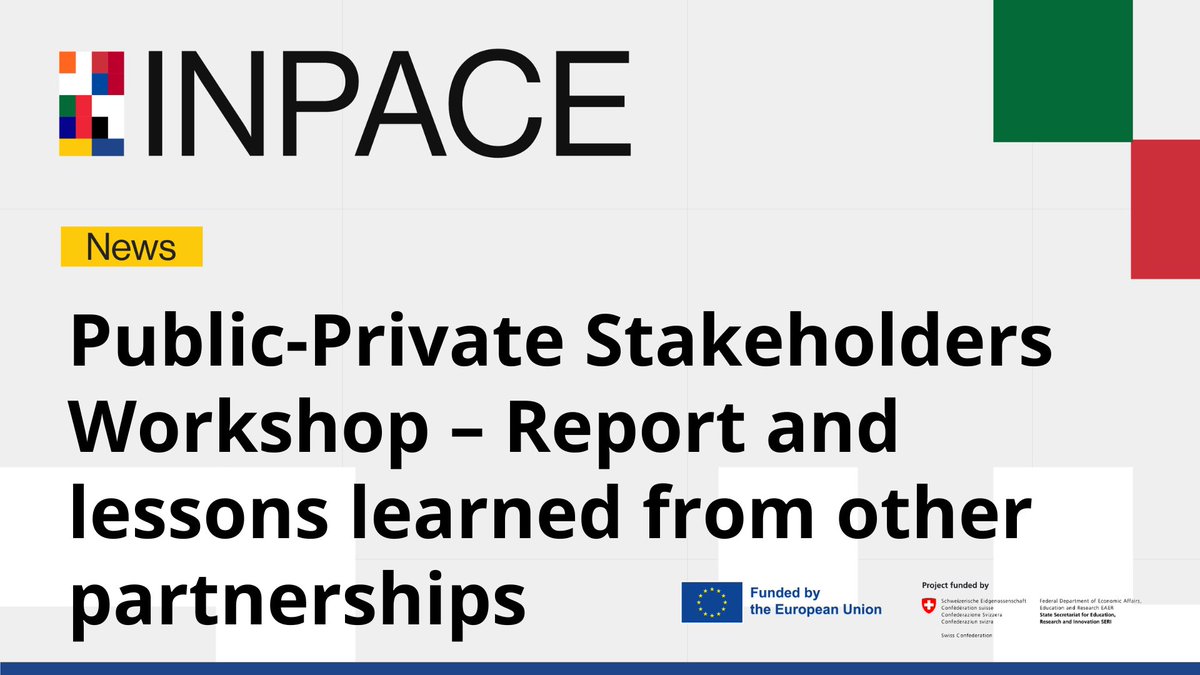 INPACE_Hub's tweet photo. How do we actually #engage #stakeholders with a larger #consortium?
Check out the European Commission’s insights right here
👉 https://t.co/E4c7x16ohv
Do you want to learn more about the #INPACE consortium partners? Check out our dedicated webpage 👉 https://t.co/hL8qhN8QXc https://t.co/EVVrQQaY91