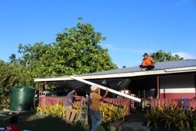 DarrylIkbal's tweet photo. 🌧️✨ Exciting progress in Tonga🇹🇴. Our project is successfully repairing damaged domestic rainwater harvesting systems (catchments and tanks). 

Funded by #NZ #MFAT and implemented by #SPC in collaboration with #Tonga, this initiative is empowering communities to:
💧 Understand their drinking water needs and infrastructure
🏡 Take ownership of their household water storage and harvesting systems
🌍 Gain knowledge about their water resources
♻️ Utilize water resources sustainably

Together, we’re building a more resilient and water-wise future! 💪🌊 #WaterManagement #SustainableDevelopment #CommunityEmpowerment #Tonga #NZMFAT #SPC

@MFATNZ @spc_cps
