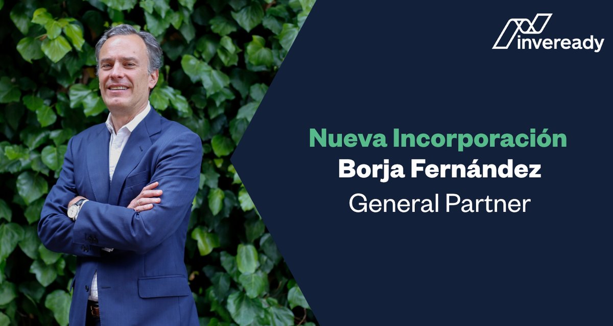 inveready's tweet image. #EquipoInveready – Borja Fernández se incorpora como General Partner y responsable del equipo de Inveready Club Deal. Tiene más de 25 años de experiencia en #CapitalRiesgo, M&amp;amp;A y #Financiación, habiendo participado en más de 35 operaciones, tanto en no cotizadas como en cotizadas
