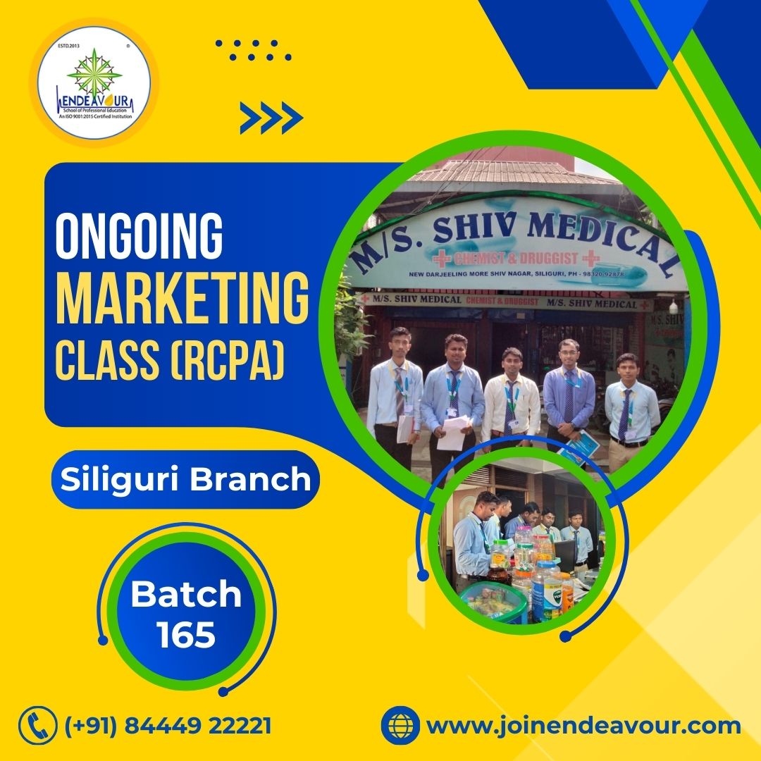 The future of pharma marketing is being shaped right here! Our RCPA students are diving deep into the world of branding, promotion, and sales.
.
.

#EndeavourPharma #RCPA #PharmaEducation #StudentLife #EndeavourPharma #RCPA #PharmaMarketing #CareerGrowth