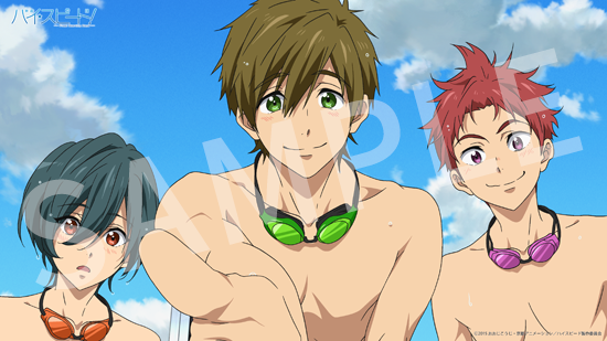 Free! 映画 ハイ☆スピード！ 缶バッジ タイプA 七瀬遙 10個