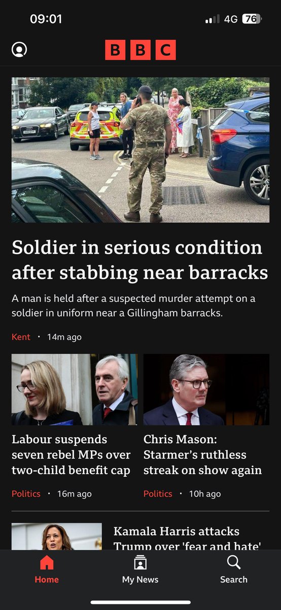 deeeeej99's tweet photo. @moretti_norfolk @MilitaryBanter @BBCNews Top story on BBC app currently https://t.co/XetREqva9m