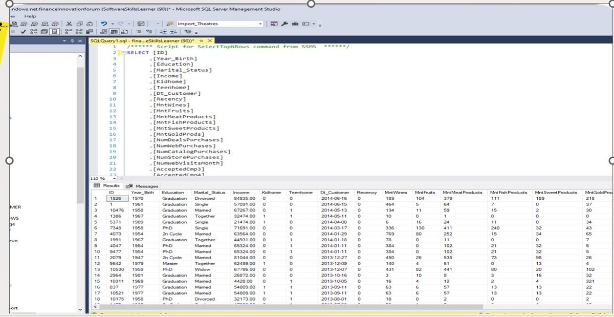 techiehub_28's tweet photo. -I am happy to share my just concluded monthly group project under the #Builddataproject Program with my team members @AHSGlobalServcs Co-founded by @IREMIDEOLATUNJ1.
-An RDBMS was used to analyze customer data and generate insights.
#teamwork #project #SQL #SSMS
@followers https://t.co/tGSu9RV2gB