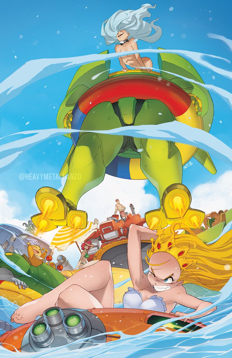 My contributon to <a href="/UdonEnt/">UDON Entertainment</a> ‘s 2024 STREET FIGHTER &amp; FRIENDS SWIMSUIT SPECIAL. I really had a great time drawing this ✨
Available here : store.udonentertainment.com/search?type=pr…

#capcom