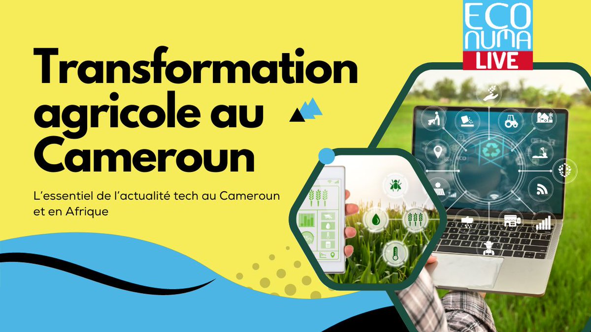 📰🌍 #ECONUMANEWS  DU 22/07/2024 🎥urlz.fr/rnhk🌿💡 Actus tech ! 💻🌱 De la modernisation agricole au Cameroun 🇨🇲 aux startups innovantes, le continent se transforme. #Agritech #Vidéosurveillance #SécuritéPublique 💪🌍🚀