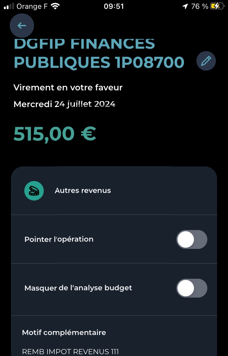 #fiscalité #impots Le remboursement des crédits d'impôt ou du prélèvement à la source de 2023 trop perçu arrive aujourd'hui sur les comptes bancaires de millions de contribuables (ou le mercredi 31/07)

On vous explique tout dans notre article ⤵️
toutsurmesfinances.com/impots/restitu…