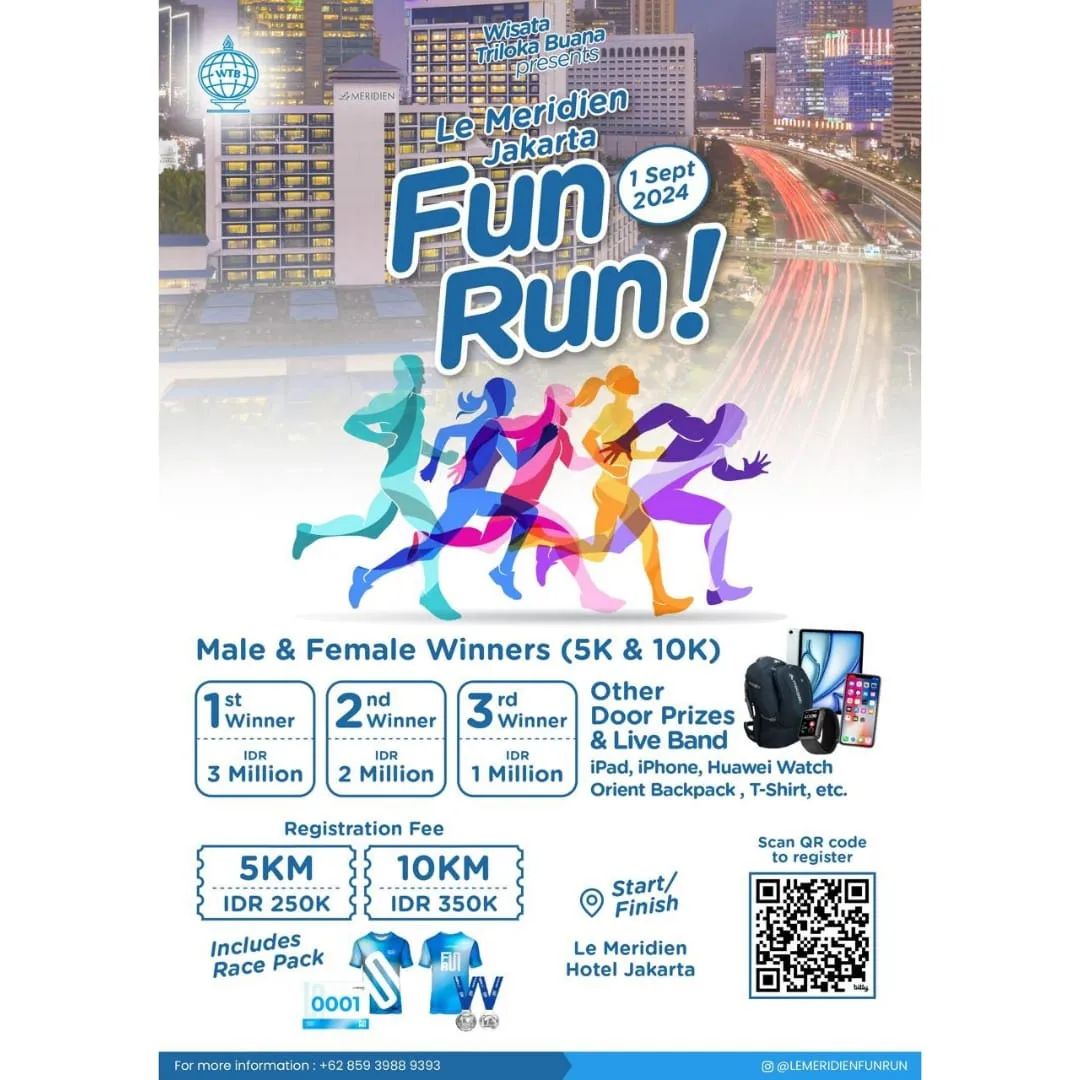 Ayu Ikutan #lemeridienfunrun #1september #funrun #lombalari