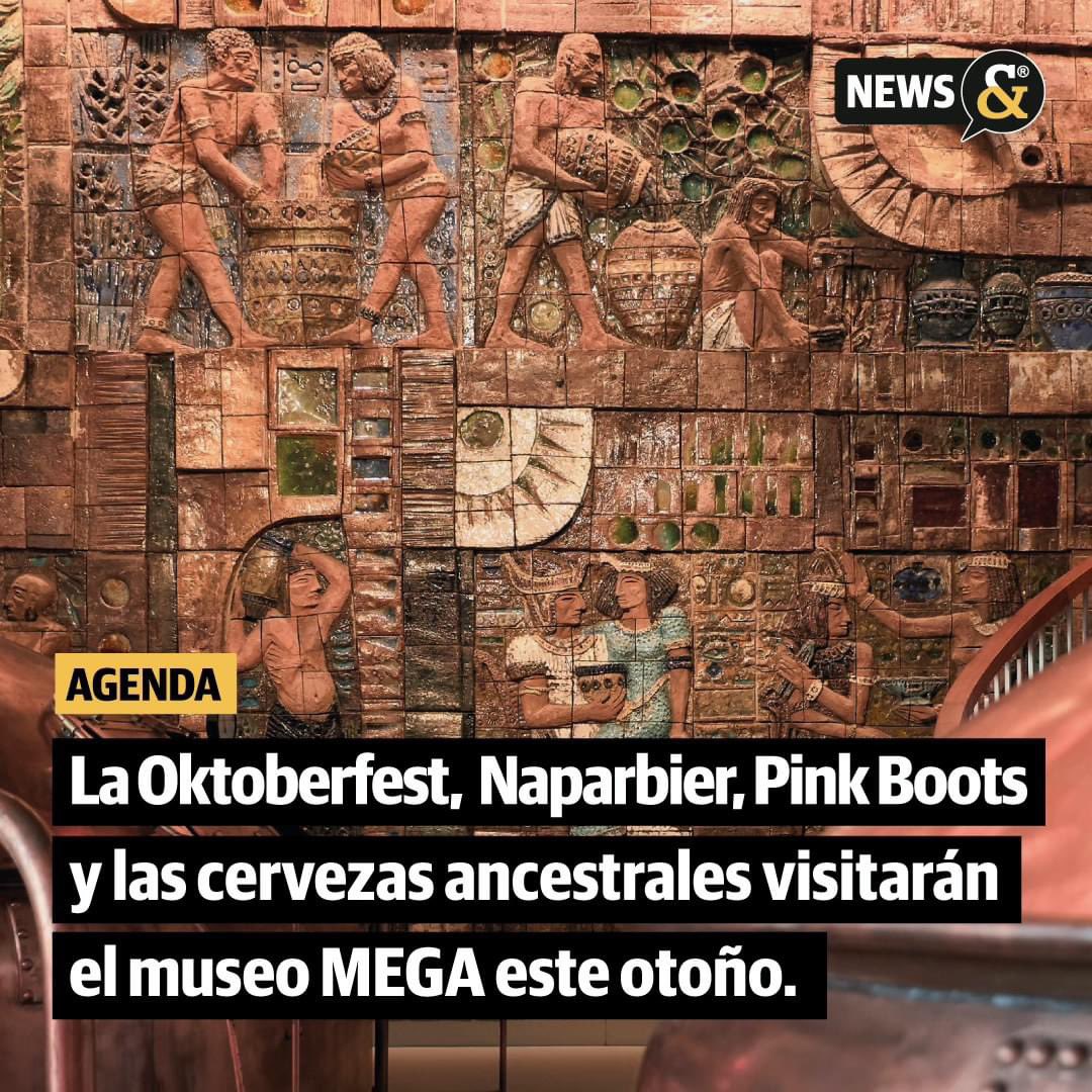🔴 ECOLOGÍA | La Oktoberfest, Naparbier, Pink Boots y las cervezas ancestrales visitarán el museo MEGA este otoño.
➖➖➖➖➖➖➖➖
EL museo de <a href="/estrellagalicia/">Estrella Galicia</a> acaba de publicar su calendario de eventos para este otoño con cuatro citas muy interesantes.
