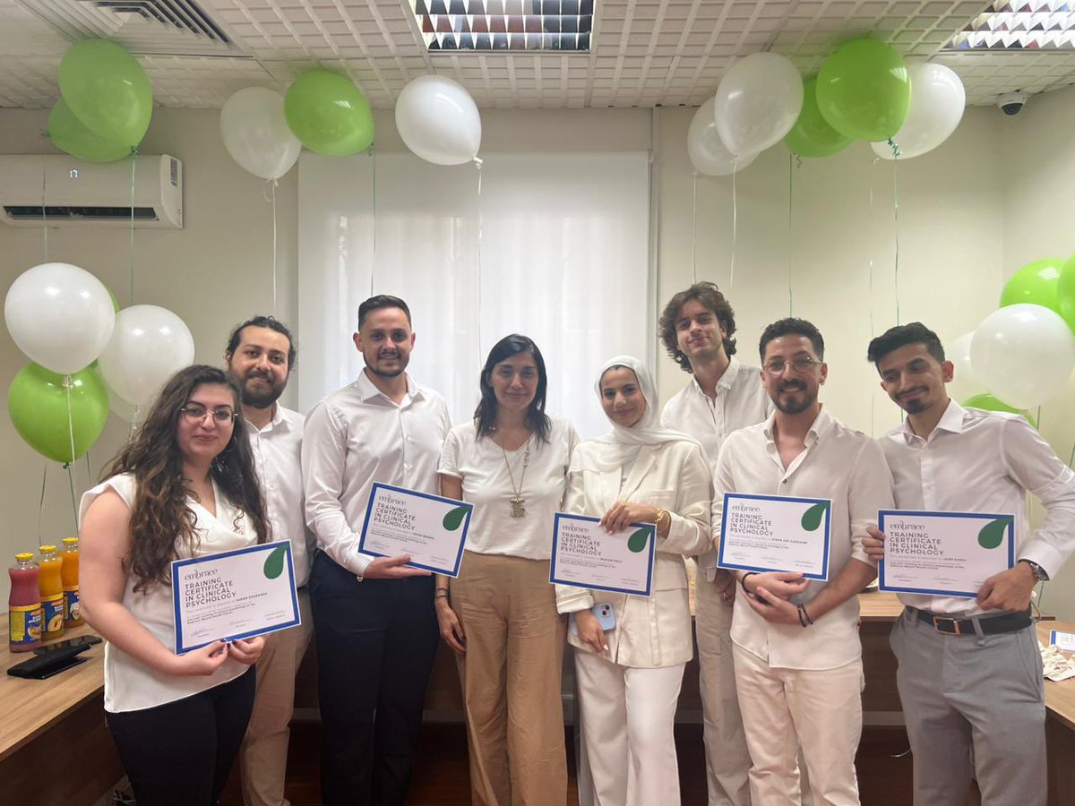 embrace_lebanon's tweet photo. Congratulations to our Clinical Training Program trainees for completing their year-long journey with the #Embrace Mental Health Center!

Here’s to a future filled with impactful work and continued growth in the field of #MentalHealth.  
#Lebanon #EMHC https://t.co/JfcI2O0ziu