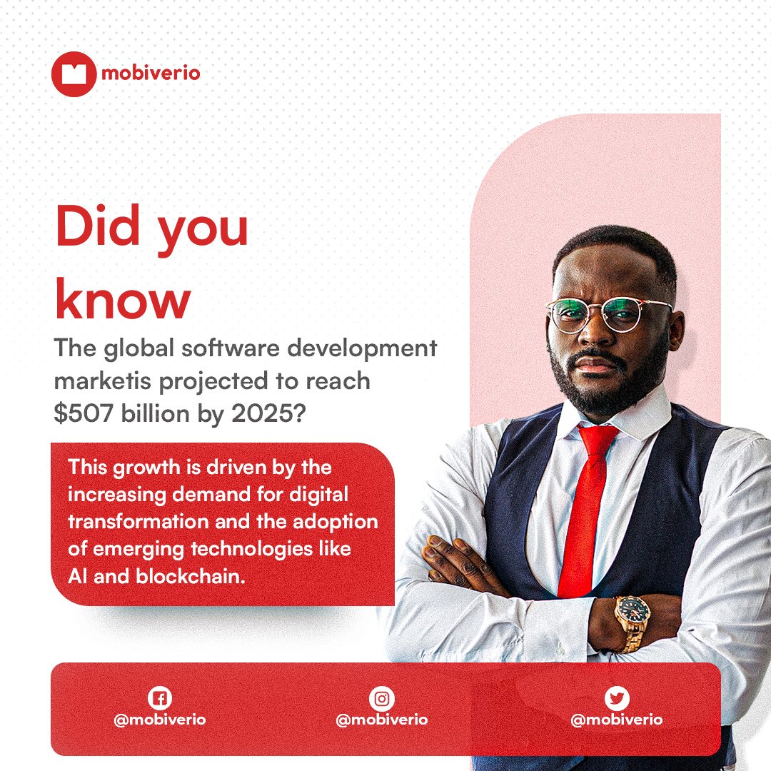 mobiverio's tweet photo. Whoa, $507B by 2025! That's like funding a whole lot of dreams. At Mobiverio, we're making tech magic happen. #SoftwareDevelopment #DreamBig
#AppDevelopment https://t.co/y6iYGtzF6H