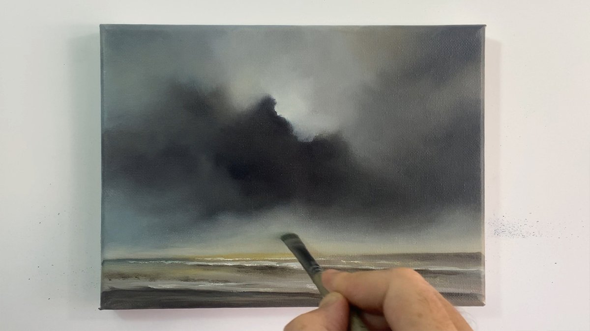 Dramatic Sky Painting Tutorial: Watch As Time-lapse Turns Canvas Into Art youtu.be/G2hLXOGTeL8?si… via <a href="/YouTube/">YouTube</a>