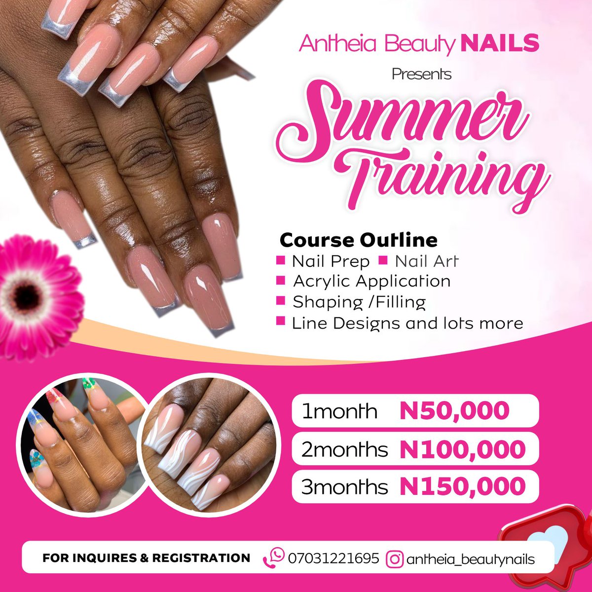 Hello parents and guardians, summer holidays is upon us and this is the best time to enroll your children to acquire a skill to help them become financially independent. Send a DM for more inquiries.