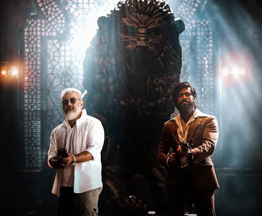 OverviewEarth's tweet photo. Thala #AjithKumar In Prashanth Neel Universe 🥵🔥 ???

#Yash | #KGF3 https://t.co/5OB3uiJETZ